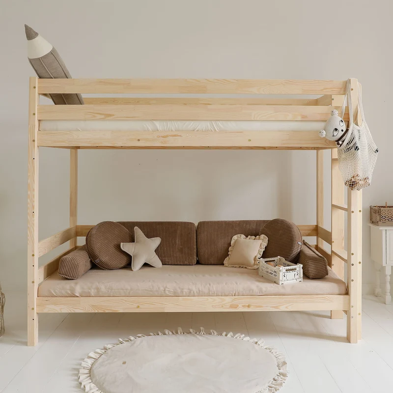 Lit superposé en bois avec tiroir • Karla