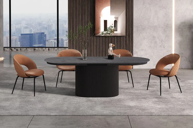 Table Extensible Ovale LYANE - 180 à 220 cm