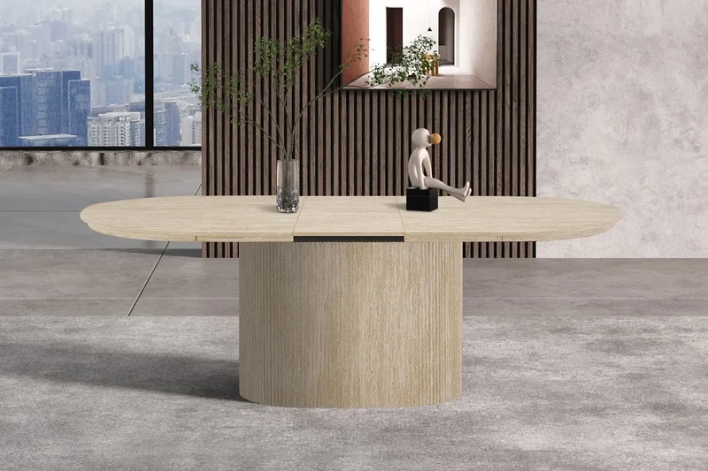 Table Extensible Ovale LYANE - 180 à 220 cm