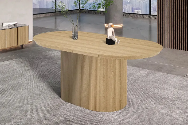 Table Extensible Ovale LYANE - 180 à 220 cm
