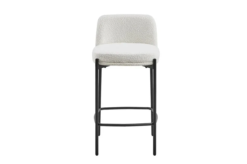 Chaises de Bar ELLYA Blanc - 37.5 x 46 cm