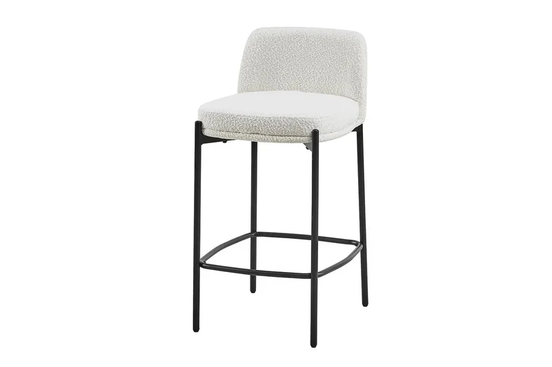 Chaises de Bar ELLYA Blanc - 37.5 x 46 cm