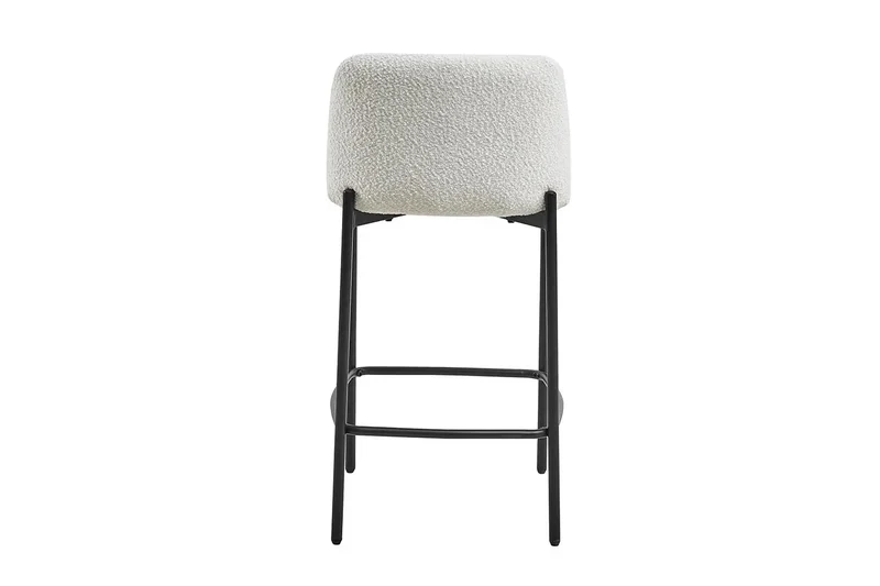Chaises de Bar ELLYA Blanc - 37.5 x 46 cm