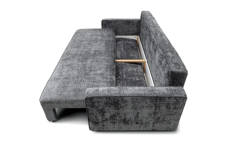 Canapé Nicole tissus Marbella Gris Anthracite