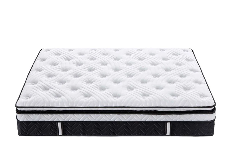 Matelas hybride mémoire de forme 140 x 190 cm épaisseur 35 cm - CLOUDY