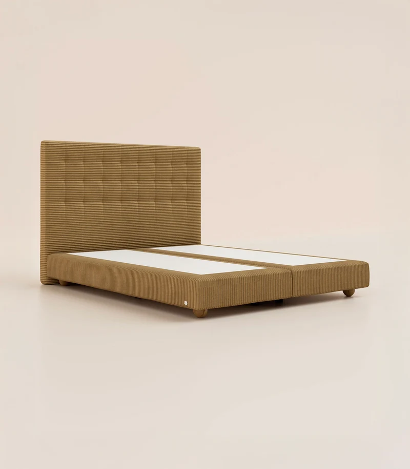 Lit Grand Ours - Velours Havane