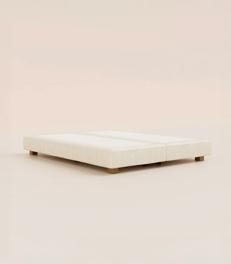 Sommier Grand Ours - Velours Sahara