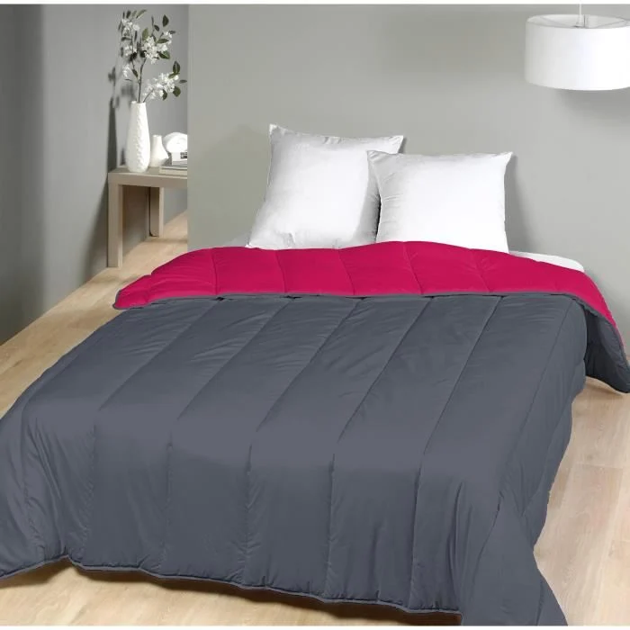 Couette hiver bicolore