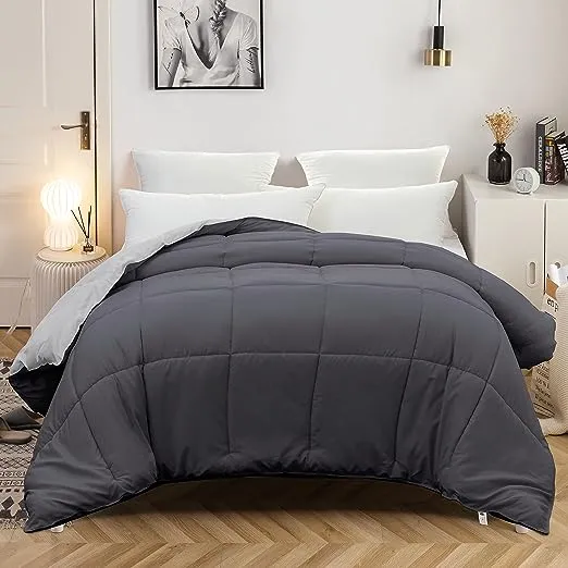 Couette hiver bicolore