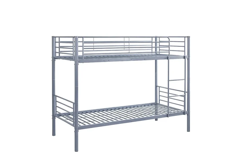 Lit superposé SAMYA 90x200 Divisible Métal Gris
