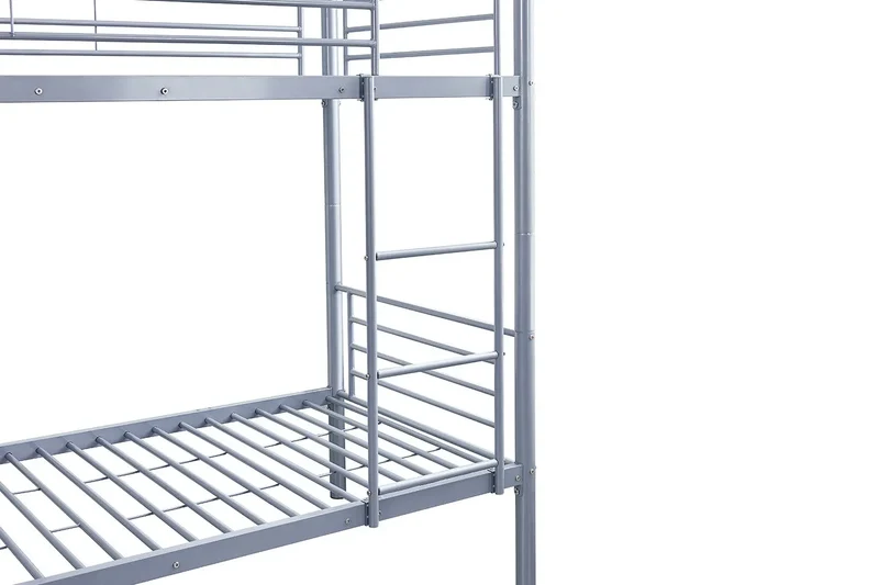 Lit superposé SAMYA 90x200 Divisible Métal Gris