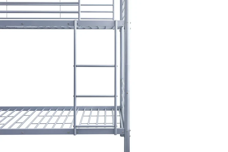 Lit superposé SAMYA 90x200 Divisible Métal Gris