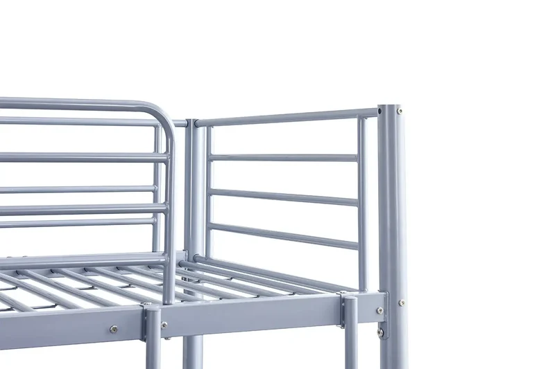 Lit superposé SAMYA 90x200 Divisible Métal Gris