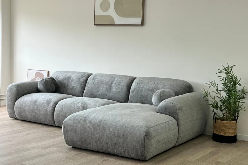Canapé Cloud Tissu Marbella Anthracite