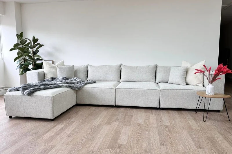 Canapé Élégance Modulable 4+1 - Chenille