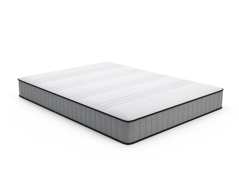 Ensemble 160x200 sommier tapissier & Matelas mousse ferme 15 cm - WOLK