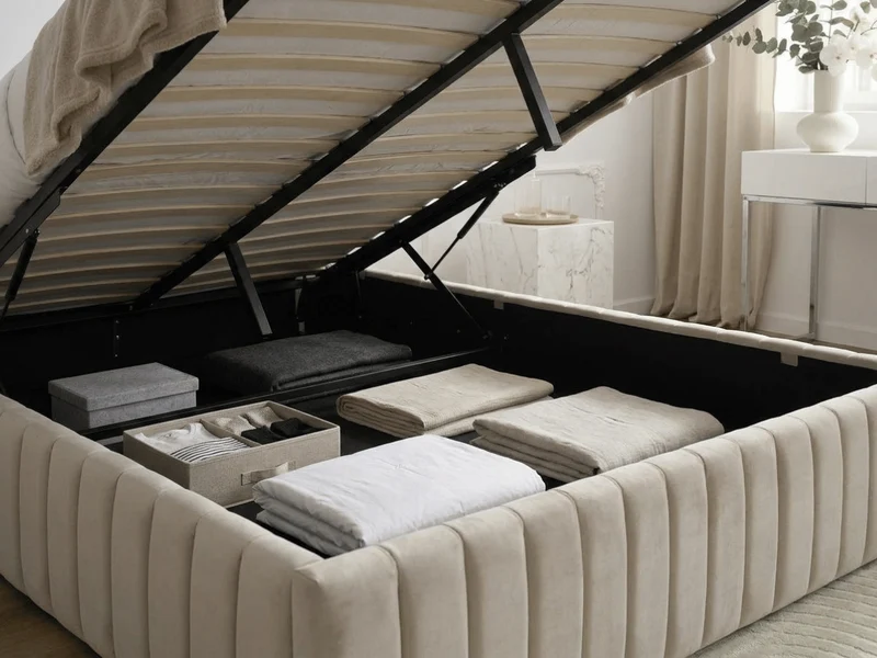 Sommier coffre design capitonné - Bobby