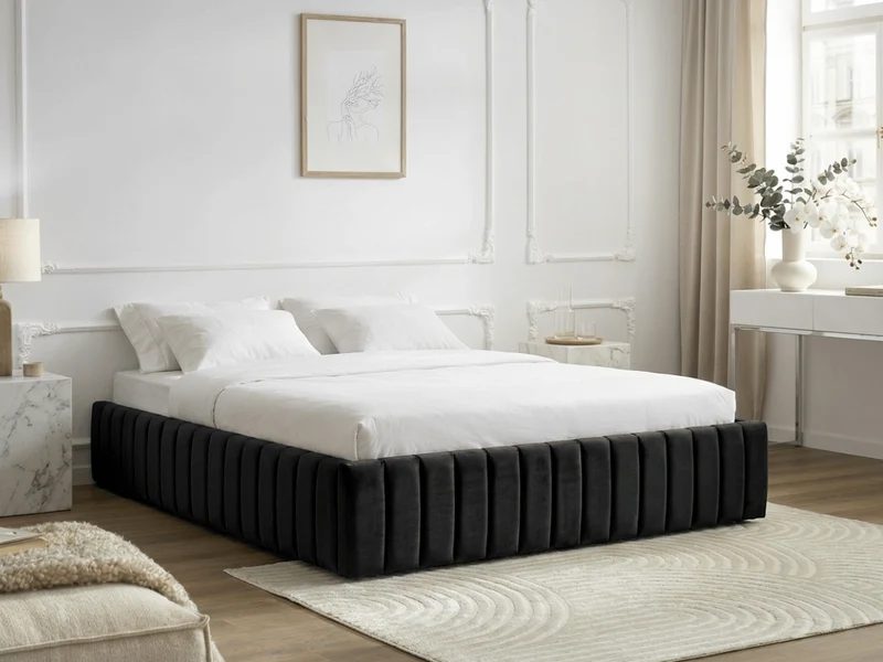 Sommier coffre design capitonné - Bobby