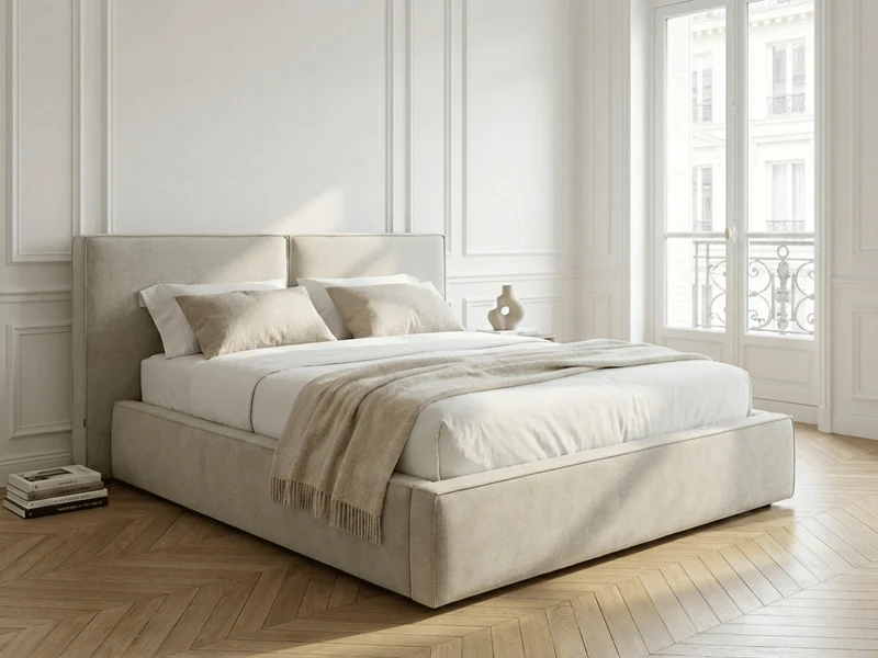 Lit coffre VICTORIA – Tête de lit XL
