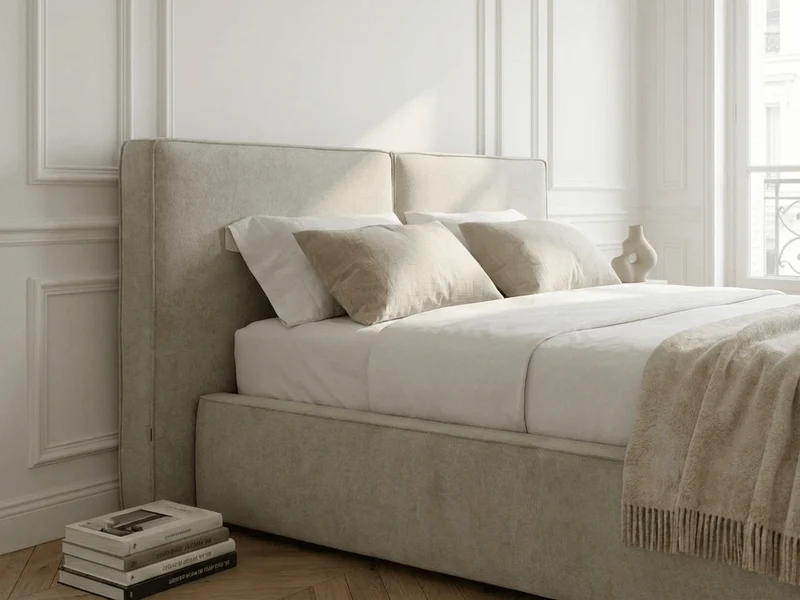 Lit coffre VICTORIA – Tête de lit XL