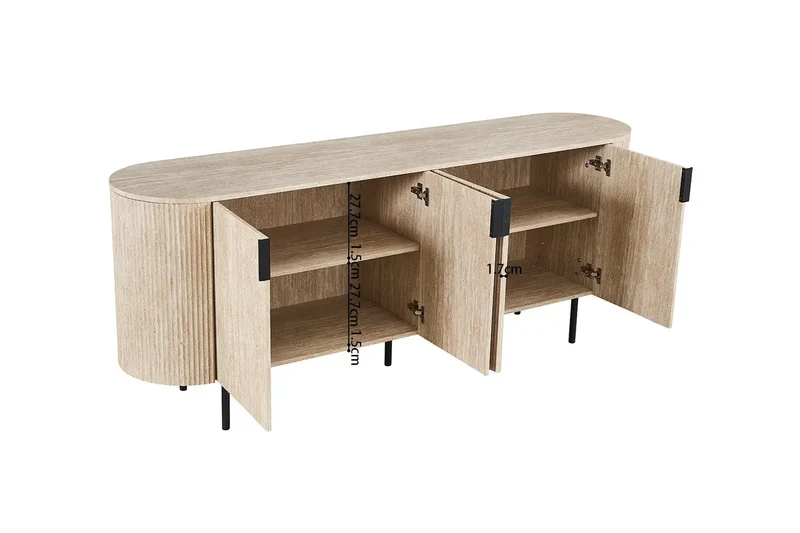 Buffet LYANE 4 Portes - 200 cm