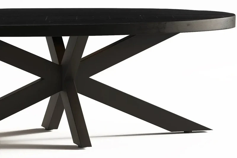 Table basse Ovale en Bois de Manguier AYORA - 130 x 70 cm