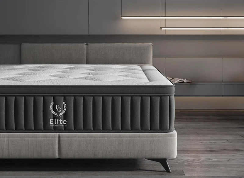 Matelas hybride ressorts ensachés 180 x 200 cm épaisseur 30 cm ASTRO
