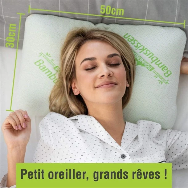 Oreiller mémoire de forme Bamboo