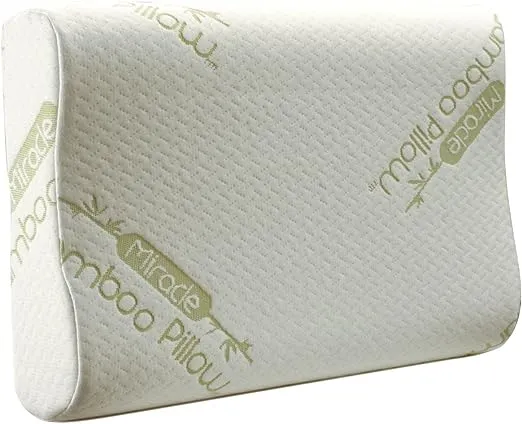 Oreiller mémoire de forme Bamboo incurvé