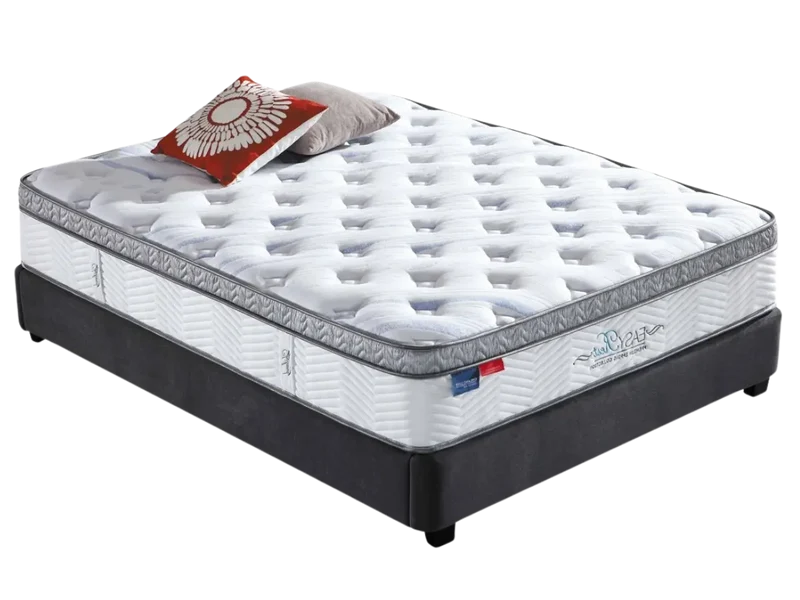 Matelas APOGÉE – 28 cm – Ressorts ensachés & mémoire de forme – Confort enveloppant premium