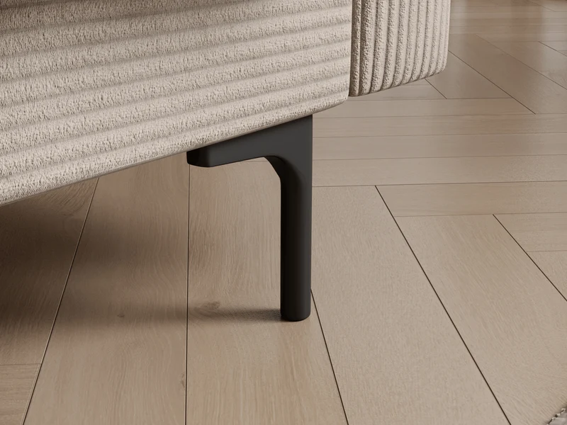 Canapé-lit FUJI – Convertible avec coffre de rangement, assise capitonnée et mécanisme Click-Clack