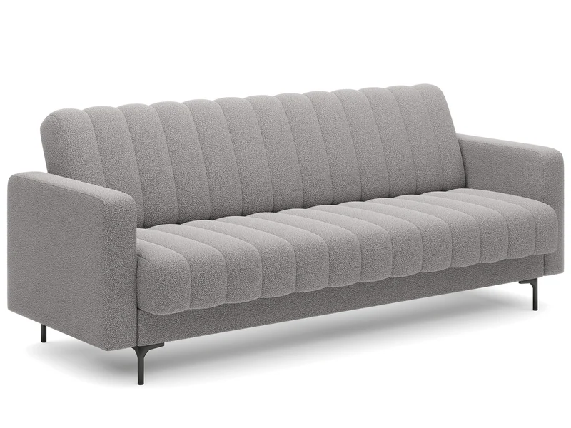 Canapé-lit FUJI – Convertible avec coffre de rangement, assise capitonnée et mécanisme Click-Clack
