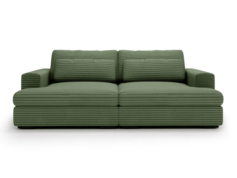 Canapé Elena – Grand Canapé assise profond en Velours Côtelé | Confort XXL & Design Moderne