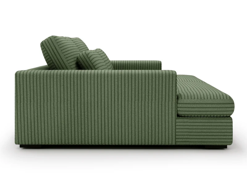 Canapé Elena – Grand Canapé assise profond en Velours Côtelé | Confort XXL & Design Moderne