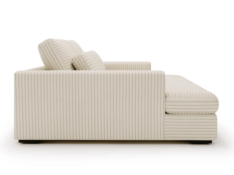 Canapé Elena – Grand Canapé assise profond en Velours Côtelé | Confort XXL & Design Moderne