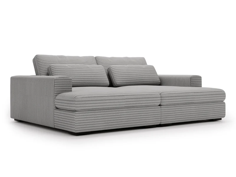 Canapé Elena – Grand Canapé assise profond en Velours Côtelé | Confort XXL & Design Moderne