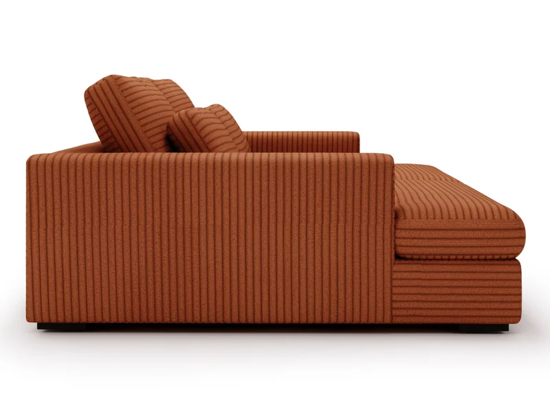 Canapé Elena – Grand Canapé assise profond en Velours Côtelé | Confort XXL & Design Moderne