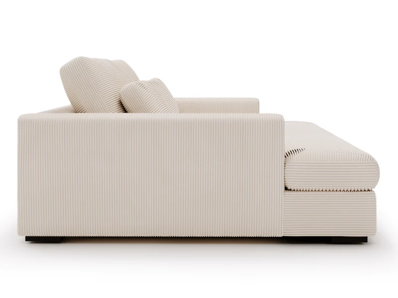 Canapé Elena – Grand Canapé assise profond en Velours Côtelé | Confort XXL & Design Moderne