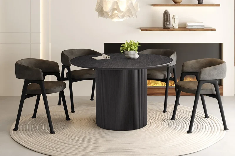 Table à Manger Ronde LYANE - 120 cm