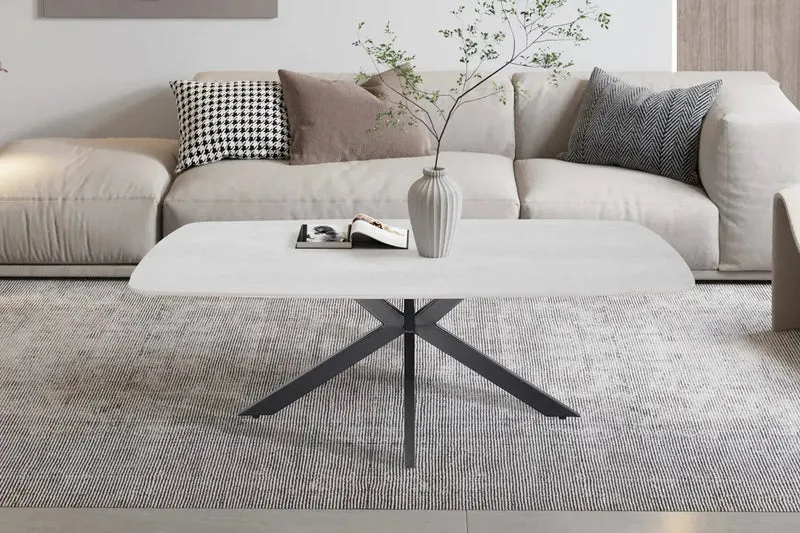 Table basse Ovale en Pierre APOLLINA - 130 x 70 cm