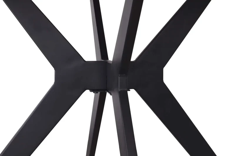 Table à manger Ronde en Pierre Brillante APOLLINA - 110 cm