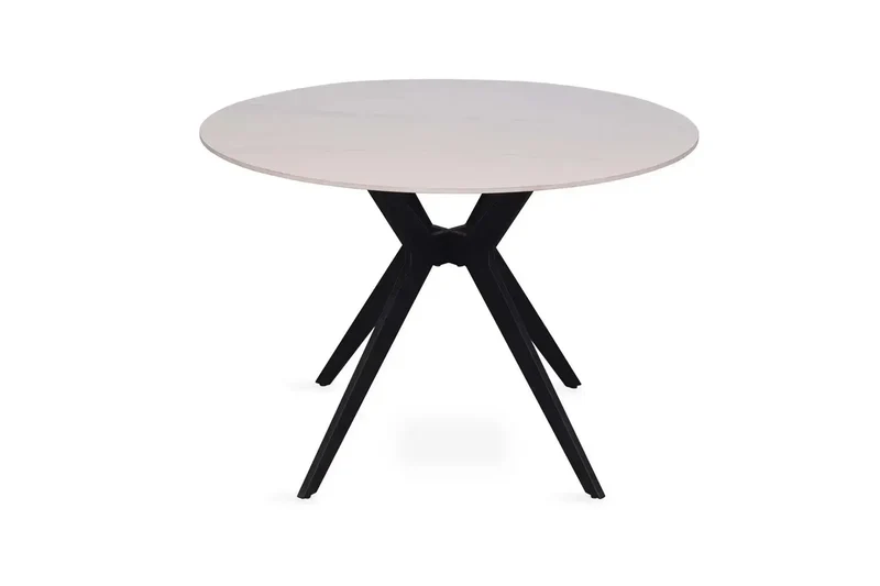 Table à manger Ronde en Pierre Brillante APOLLINA - 110 cm