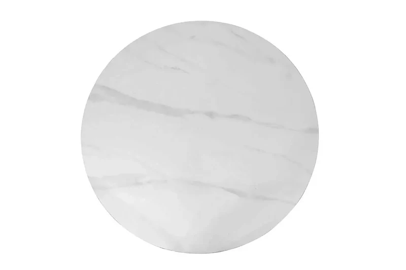 Table à manger Ronde en Pierre Brillante APOLLINA - 110 cm