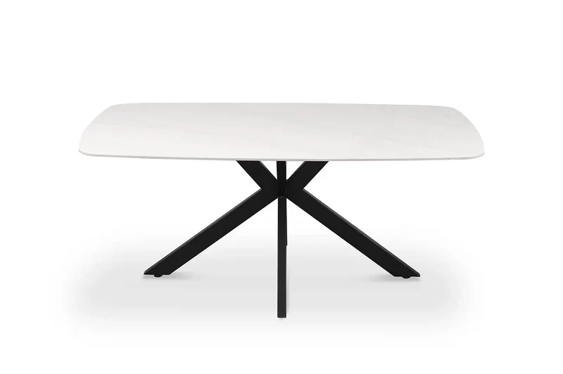 Table à manger Ovale en Pierre APOLLINA - 180 x 90 cm