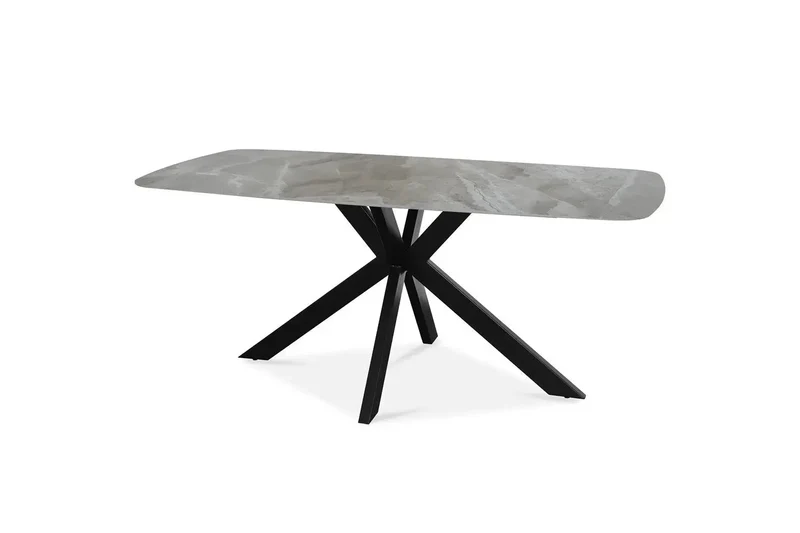 Table à manger Ovale en Pierre APOLLINA - 180 x 90 cm