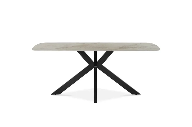 Table à manger Ovale en Pierre APOLLINA - 180 x 90 cm