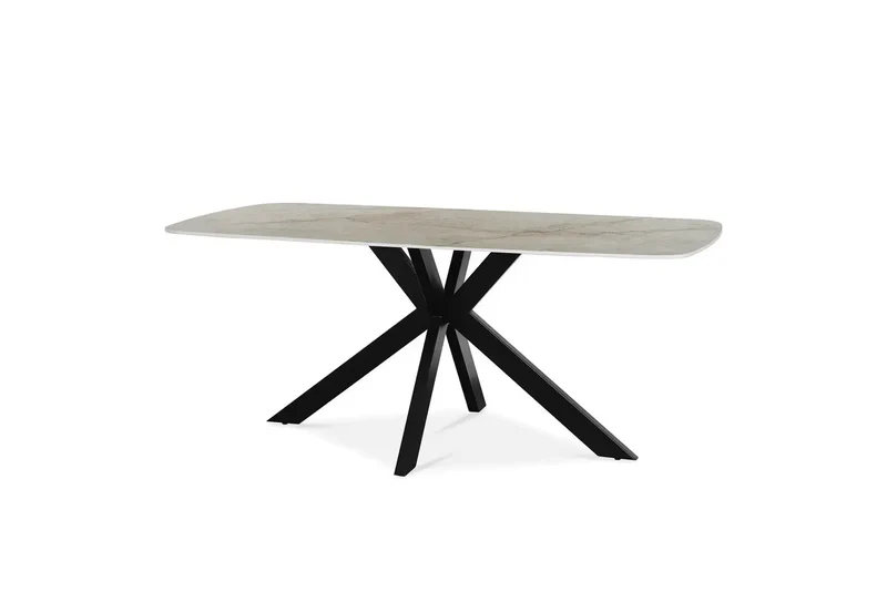 Table à manger Ovale en Pierre APOLLINA - 180 x 90 cm