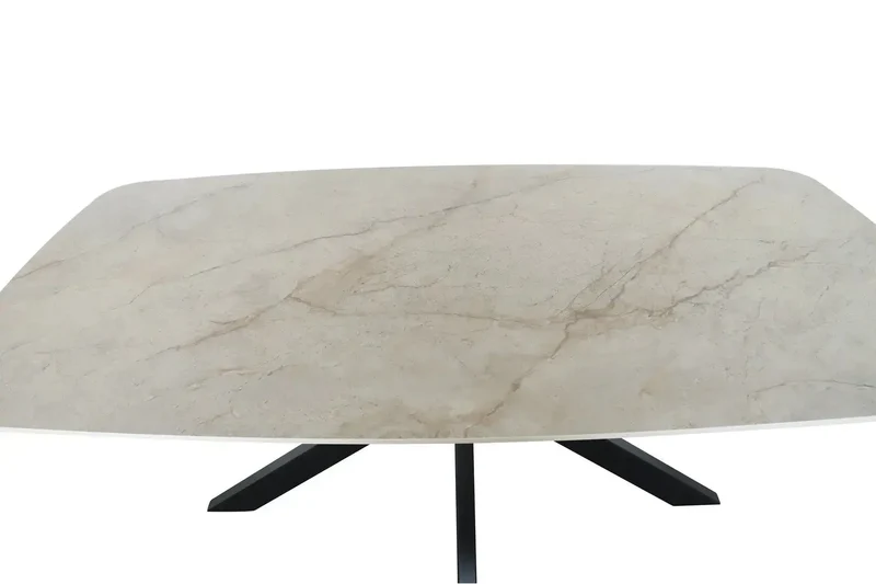 Table à manger Ovale en Pierre APOLLINA - 180 x 90 cm