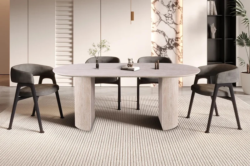 Table à Manger Ovale LYANE - 200 cm