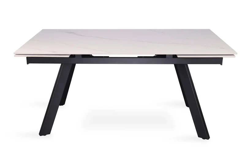 Table Extensible Rectangulaire Plateau en Pierre HIRA - 160 à 240 cm